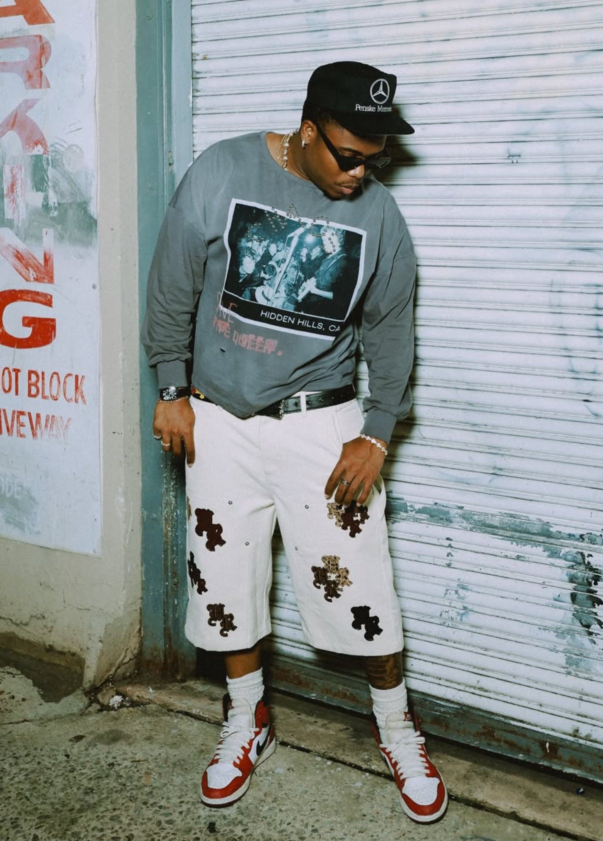 CARPENTER PATCH SHORTS- Cream