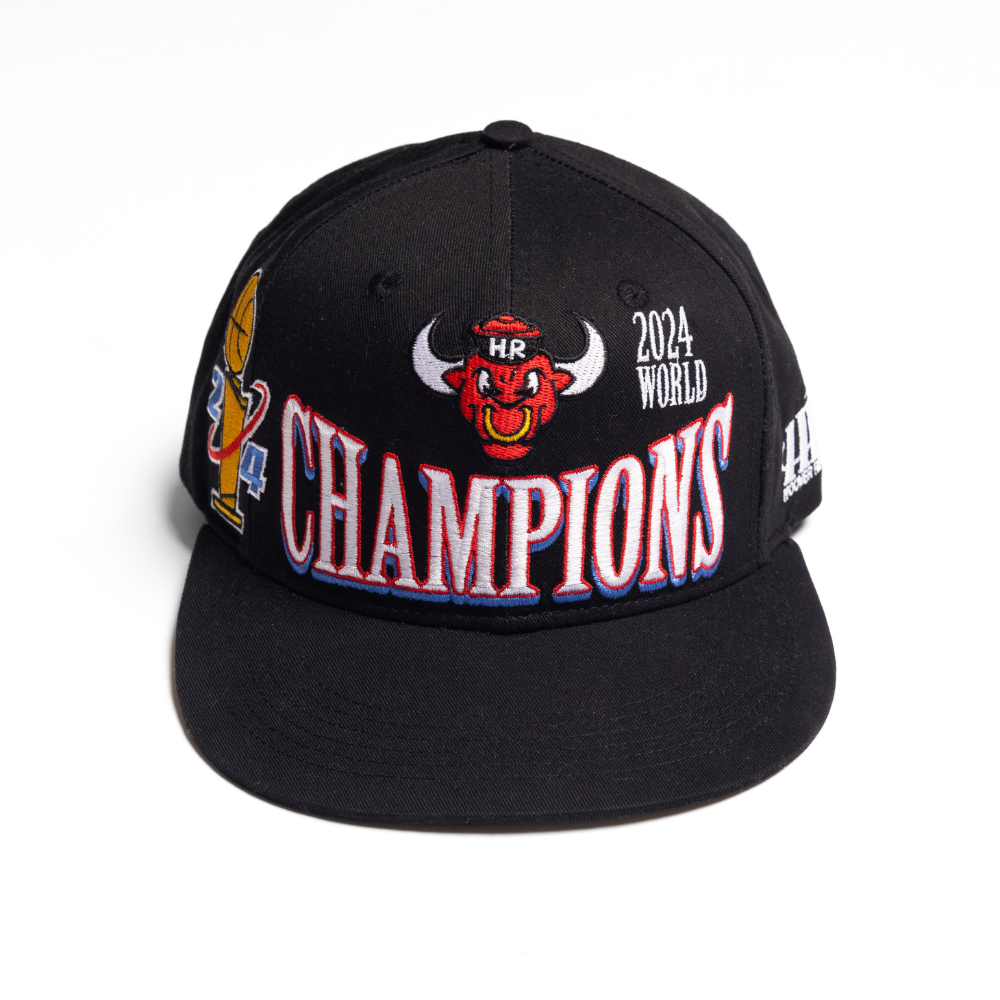 WORLD CHAMPIONS CAP- Black