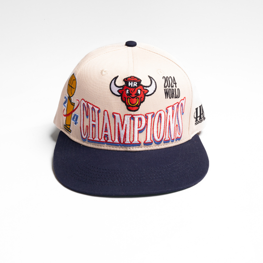 WORLD CHAMPIONS CAP- Cream