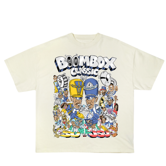 BOOMBOX Tee- Cream
