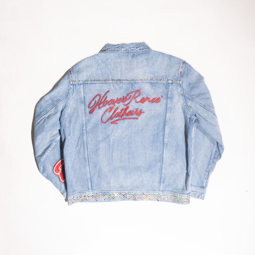 VVS Denim Jacket | Rhinestone Boxy Cropped Jacket – Hoover Renee' Clothiers